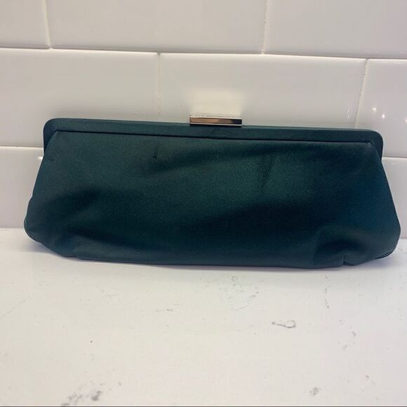 Tiffany & Co. Holly Satin Clutch - Green - EUC - Picture 11 of 16